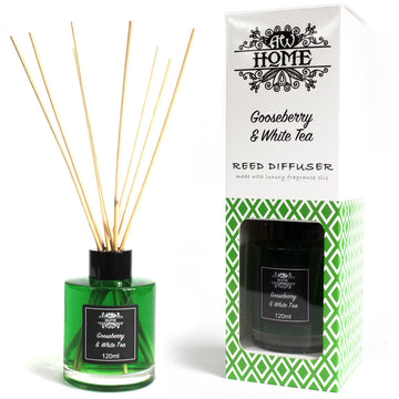 120ml Reed Diffuser - Gooseberry & White Tea - Hira Online
